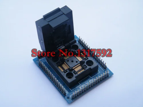 

Top quality U Type QFP64 TQFP64 LQFP64 socket adapter IC test socket programmer qfp64 socket tqfp64 lqfp64