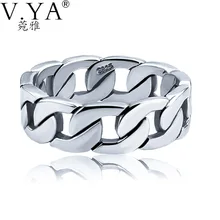 100% Puro de Plata de Ley 925 Anillos de Plata para Los Hombres de Cumpleaños Regalos de la fiesta de Hombre Anillo de la Joyería de Plata Tailandesa Caliente Masculina venta