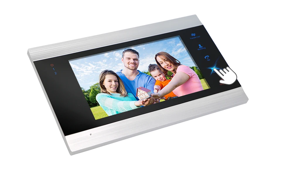 touchscreen panel of New 7 inch 1200TVL Video Door Phone Doorbell  Intercom system