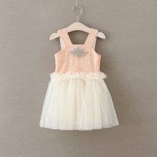 Новые платья-пачки из сетчатой ткани для маленьких девочек; красивые вечерние платья принцессы для танцев; 5 шт./партия;