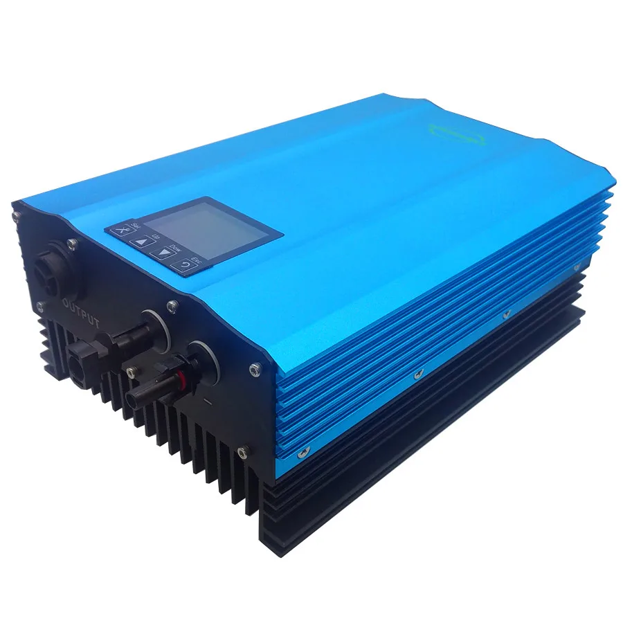 IP65 1200W Сетка микро инвертор цветной ЖК для солнечных панелей 48V 72V 96V Регулируемый