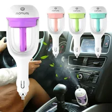 WT01-1,free shipping,12V Mini Car Steam Humidifier Air Purifier Aroma Aromatherapy Essential Oil Diffuser Mist Maker Mini Fogger
