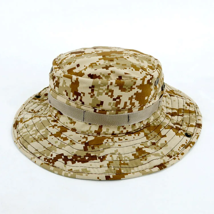 Бонни Шляпы Военная Панама сафари шляпы от солнца охотничьи шляпы армейские шапки летние ведро камуфляжная шляпа головные уборы для путешествий туристическая Кепка - Цвет: 5