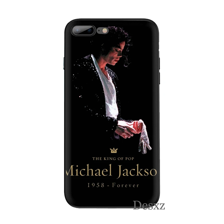 Силиконовый ТПУ чехол для телефона Майкл Джексон iPhone 11 Pro X XS Max XR 6 6s 7 8 Plus 5 5s SE