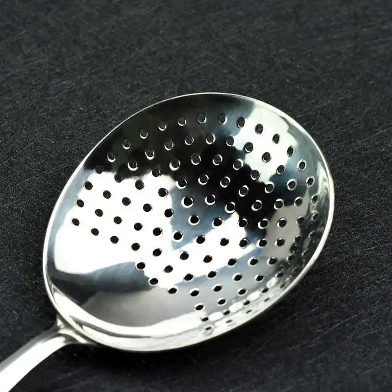 Bar Cocktail Strainer 304 Stainless Steel Julep Strainer Bartender Ice Strainer Colander Filter Spoon Shaped Sifter Bar Accessories (3)