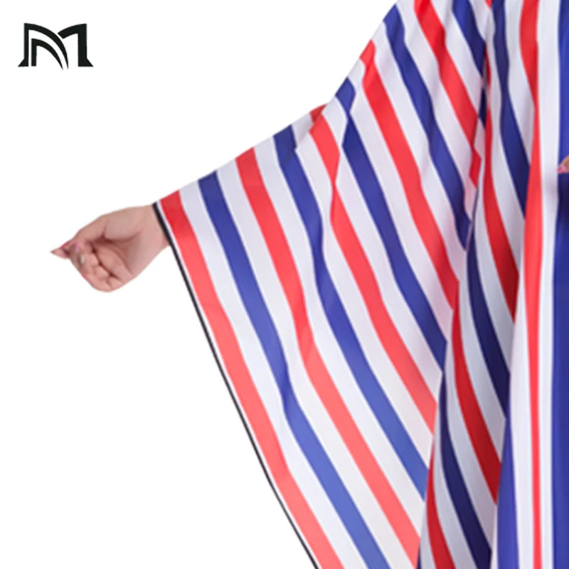 Drop-shopping Hairdresser Capes Salon Barber Cutting Hair Stripe Leisure Style Peri Cloth Waterproof Cloth Salon Barber Capes Drop-shopping Hairdresser Capes Salon Barber Cutting Hair Stripe Leisure Style Peri Cloth Waterproof Cloth Salon Barber Capes