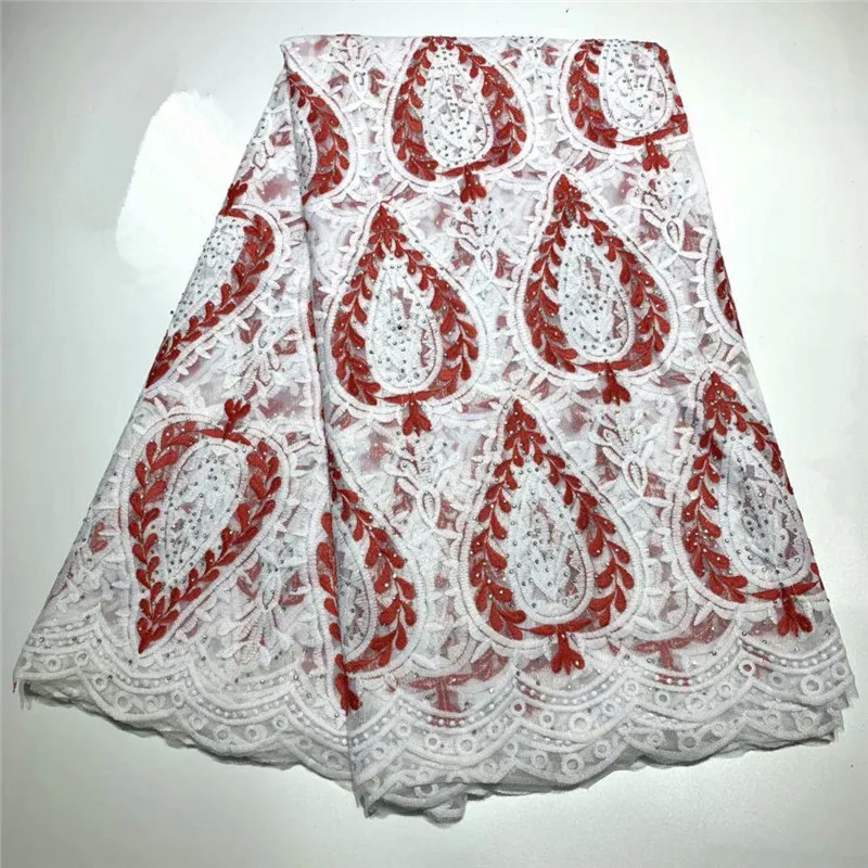 African Lace Fabric  Lace Tulle African Lace Fabric High Quality Embroidery African French Lace Fabric For Party Dress df82-22