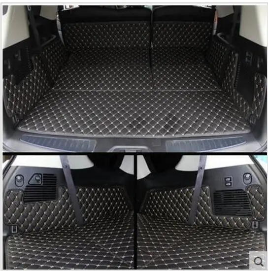 Для автомобиля), а также поездки хорошо! Специальные коврики для багажника для Nissan Patrol Y62 7 мест-2011 водонепроницаемые коврики для багажника карго коврик для Patrol