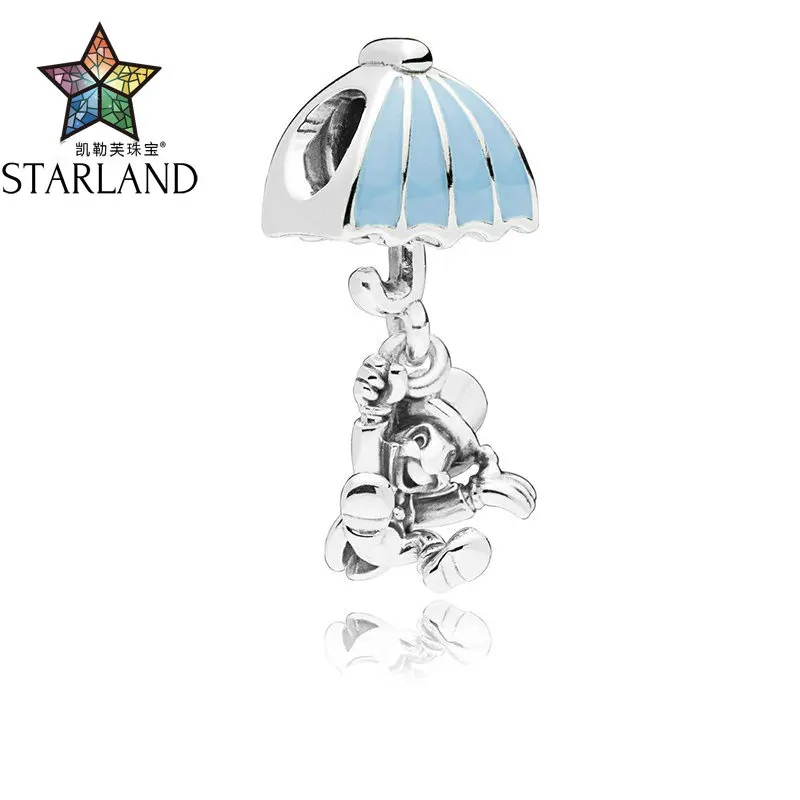 Starland 925 الاسترليني الفضة الكرتون الكريكيت سحر صالح الأصلي سوار هدية للمرأة