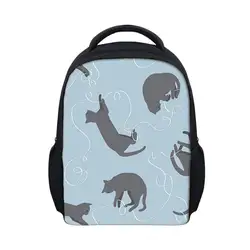 Экзотические котенок Школьные сумки для мальчиков и девочек рюкзаки Школьные принадлежности Mochila Школьный Сумка школьная для девочек