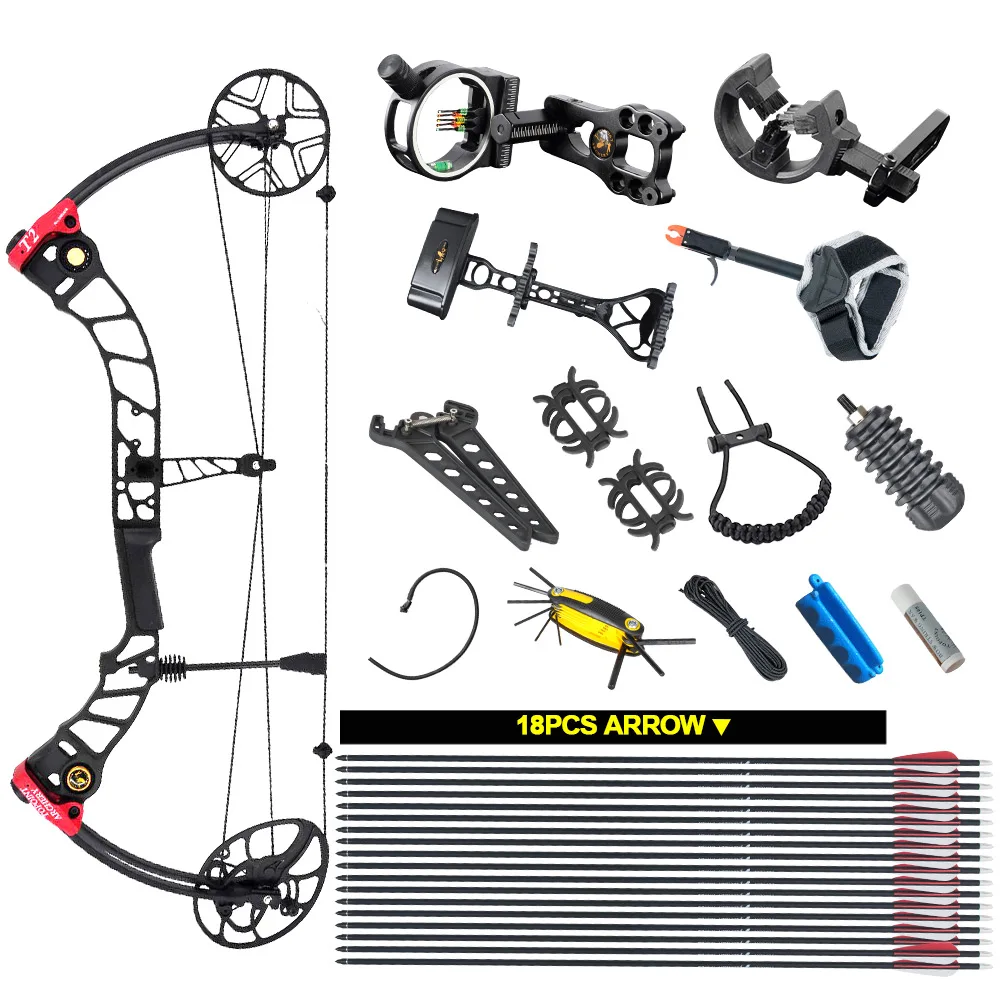 Topoint Archery Compound bow package,T2,CNC milling Bow Riser,26 30in