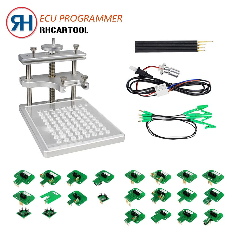 

Car Diagnostic tool BDM FRAME with KTAG KESS KTM BDM Dimsport Probe Adapters Full Set LED BDM Frame 2 in 1 stainless ECU RAMP