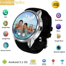 2018 Best X200 air Android 5.1 OS Wrist Smart watch MTK6580 1.39″ AMOLED Display 3G SIM Card 1G+16G Bluetooth Wifi SmartWatch