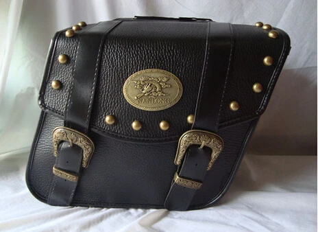 

Free shipping Knights motorcycle cruiser side box satchel Kit Bag saddle bag one pair of F02