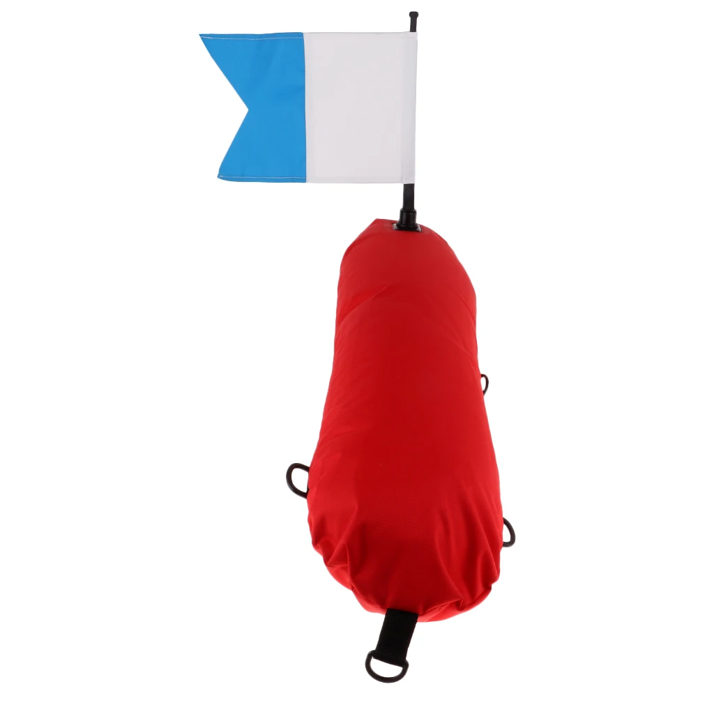 1 Pc Inflatable Scuba Diving Float Buoy & Dive Flag For Diver Down Snorkeling Spearfishing Freediving Accessories