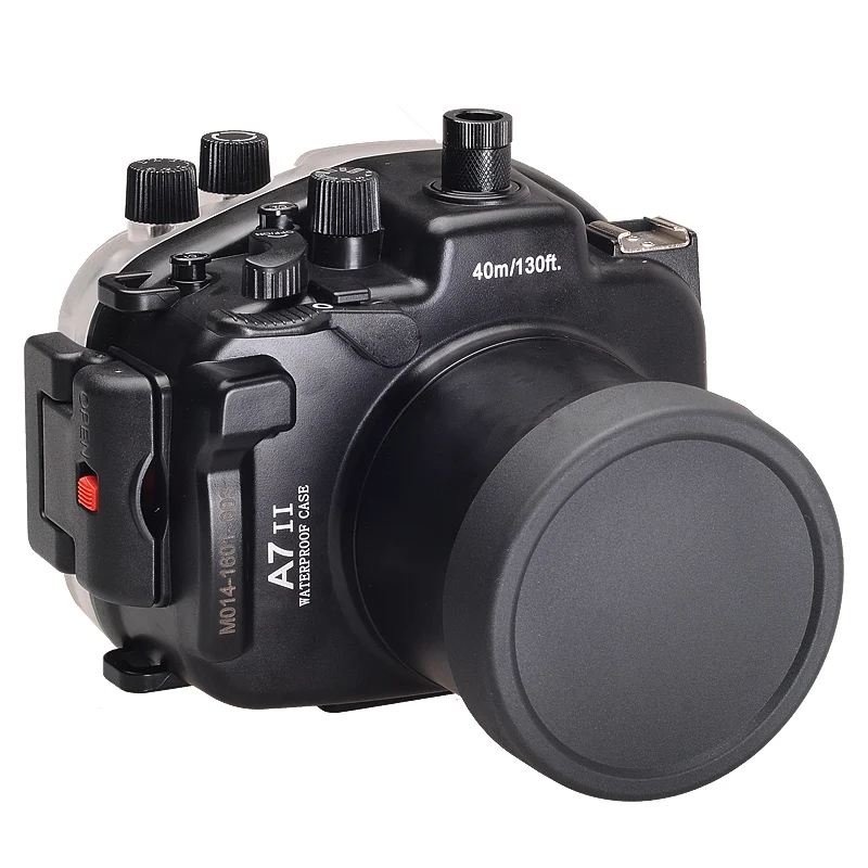 for Sony A7 II A7s A7r Mark II 28-70 ILCE-7 ii 28-70mm A7M2 Meikon 40M 130ft Waterproof Underwater Diving Camera Housing Case 