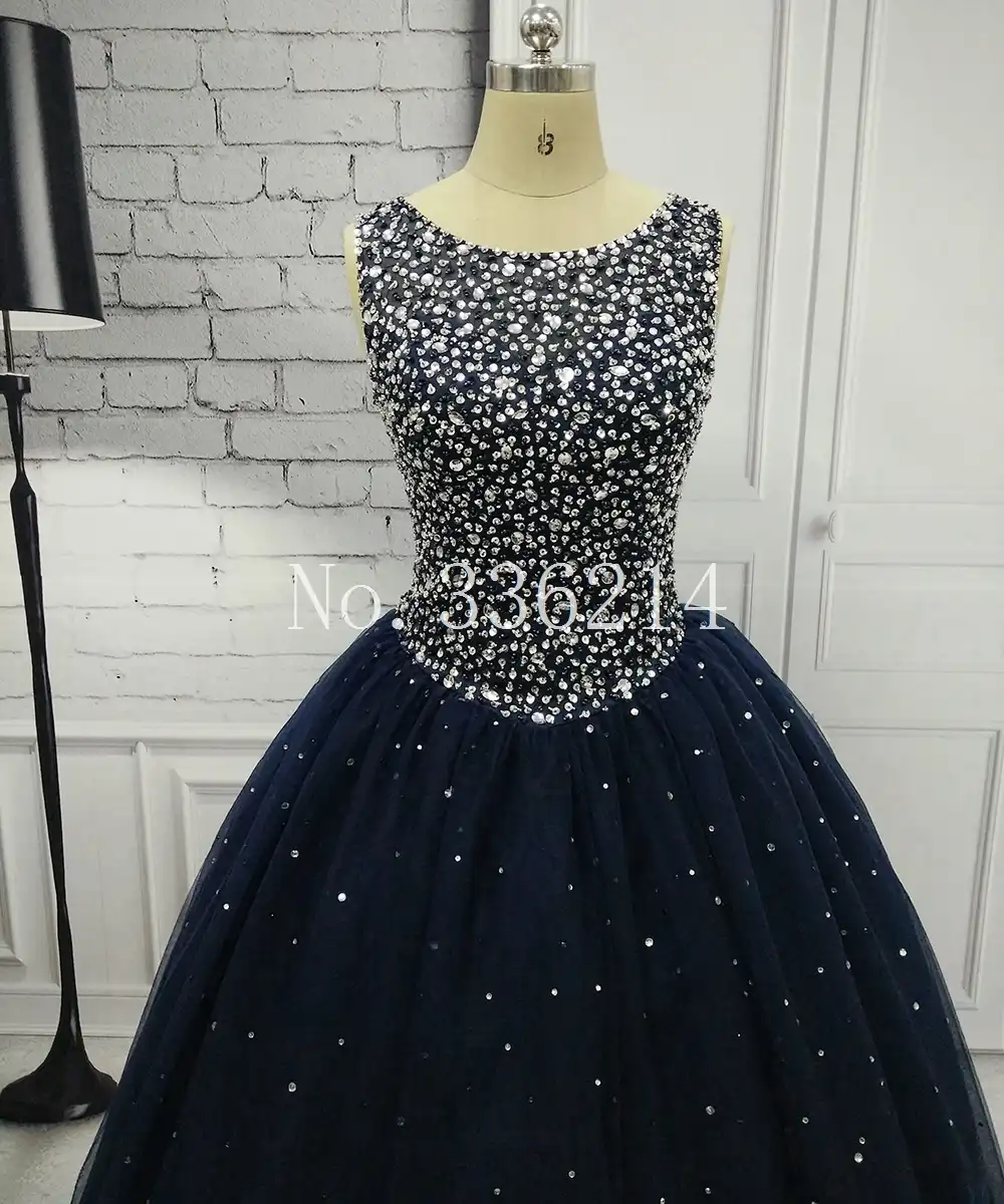 vestido de 15 anos azul forte