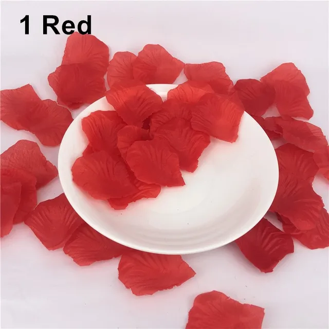 Buy 100pcs Fake Rose Petals For Wedding Party