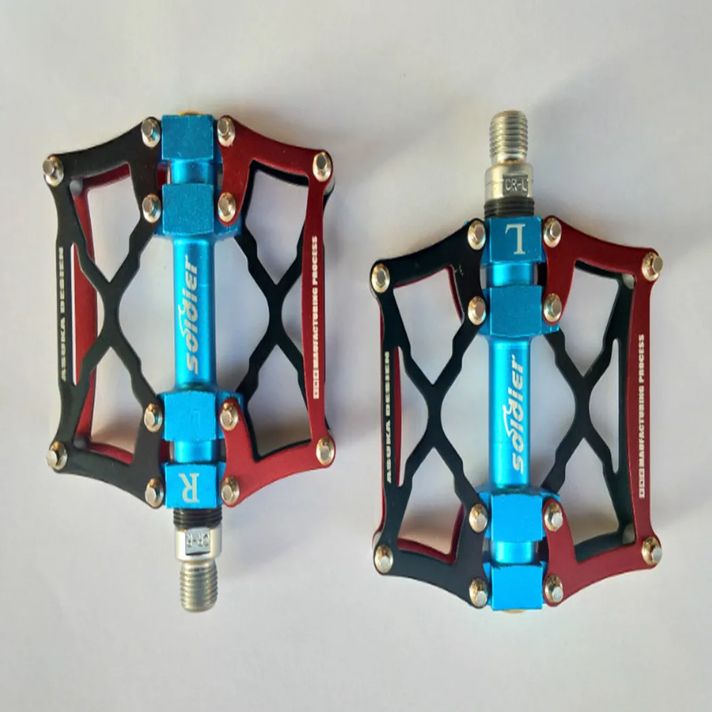 

Mountain Bike Platform Pedal Flat Aluminum Alloy Palin Pedal Anti-Skid W2259