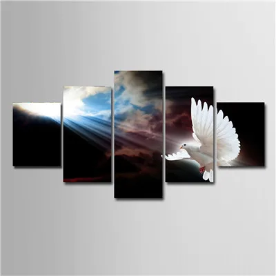 Flying Birds Landscape Pictures Beautiful Animal image canvas painting