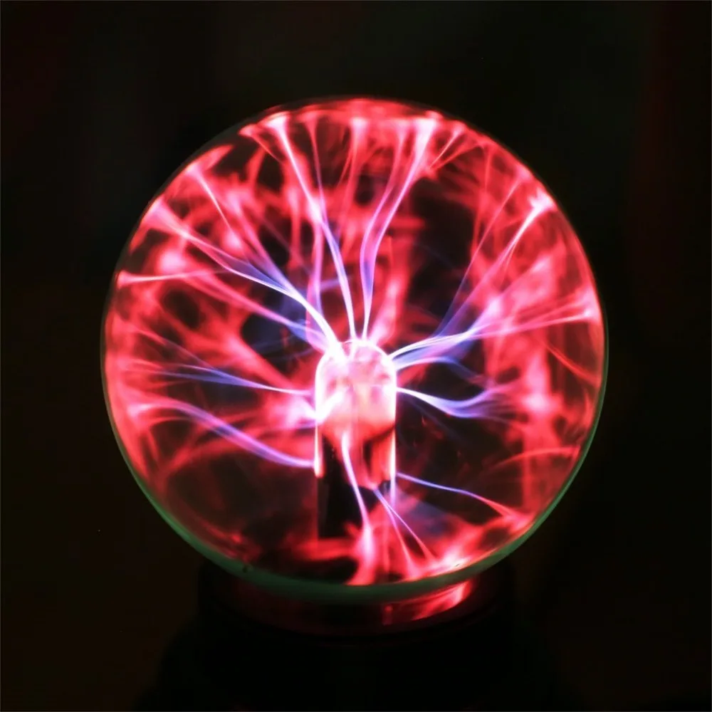 

USB Globe Desktop Light Plasma Ball Sphere Lightning Lamp Transparent Home Party Night Lamp Ball Night Light