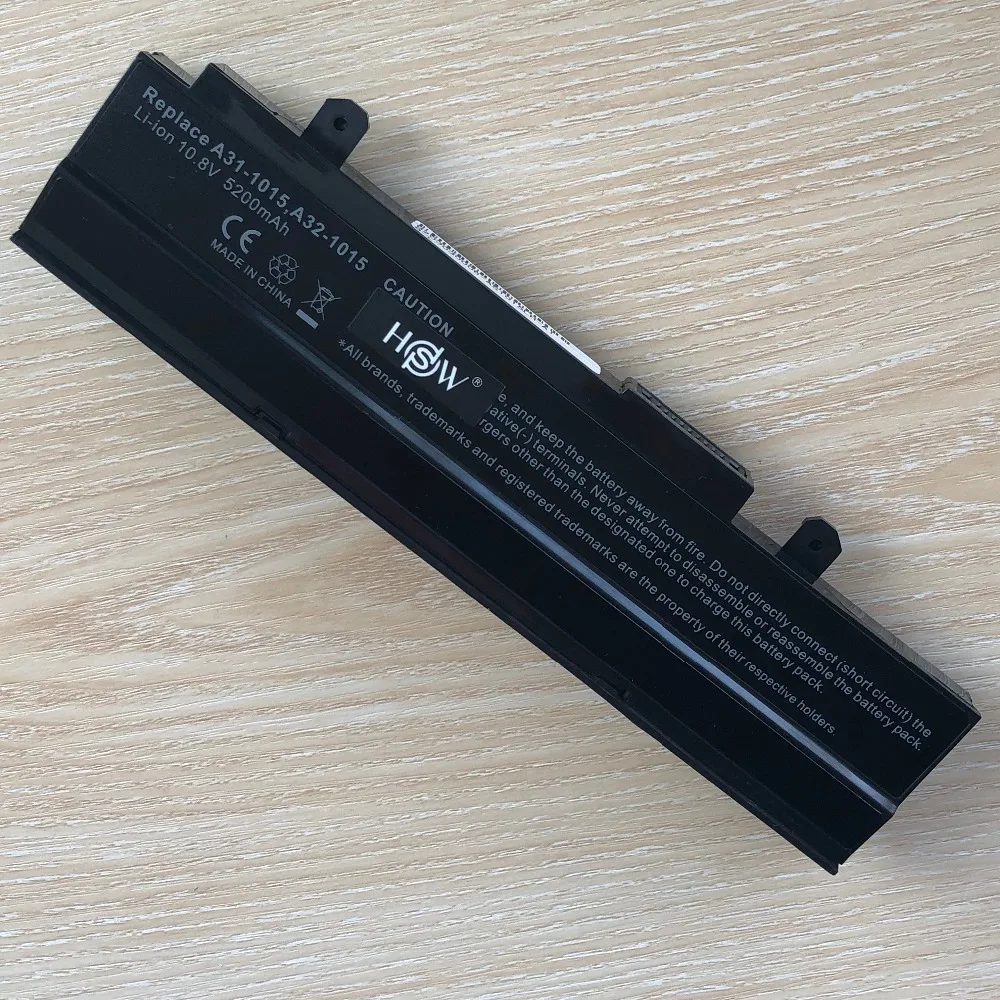 HSW 4400mAh 6 ячеек Аккумулятор для ноутбука ASUS A32 1015 A31 AL31 1015|Аккумуляторы ноутбуков| |