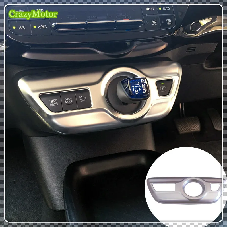 For Toyota Prius Phv Plug In Hybrid 2017 2018 Right Hand Drive For Toyota Prius Phv Plug In Hybrid 2017 2018 Right Hand Drive Matte Gear Box Panel Cover Trim Auto Accessories 1pcs