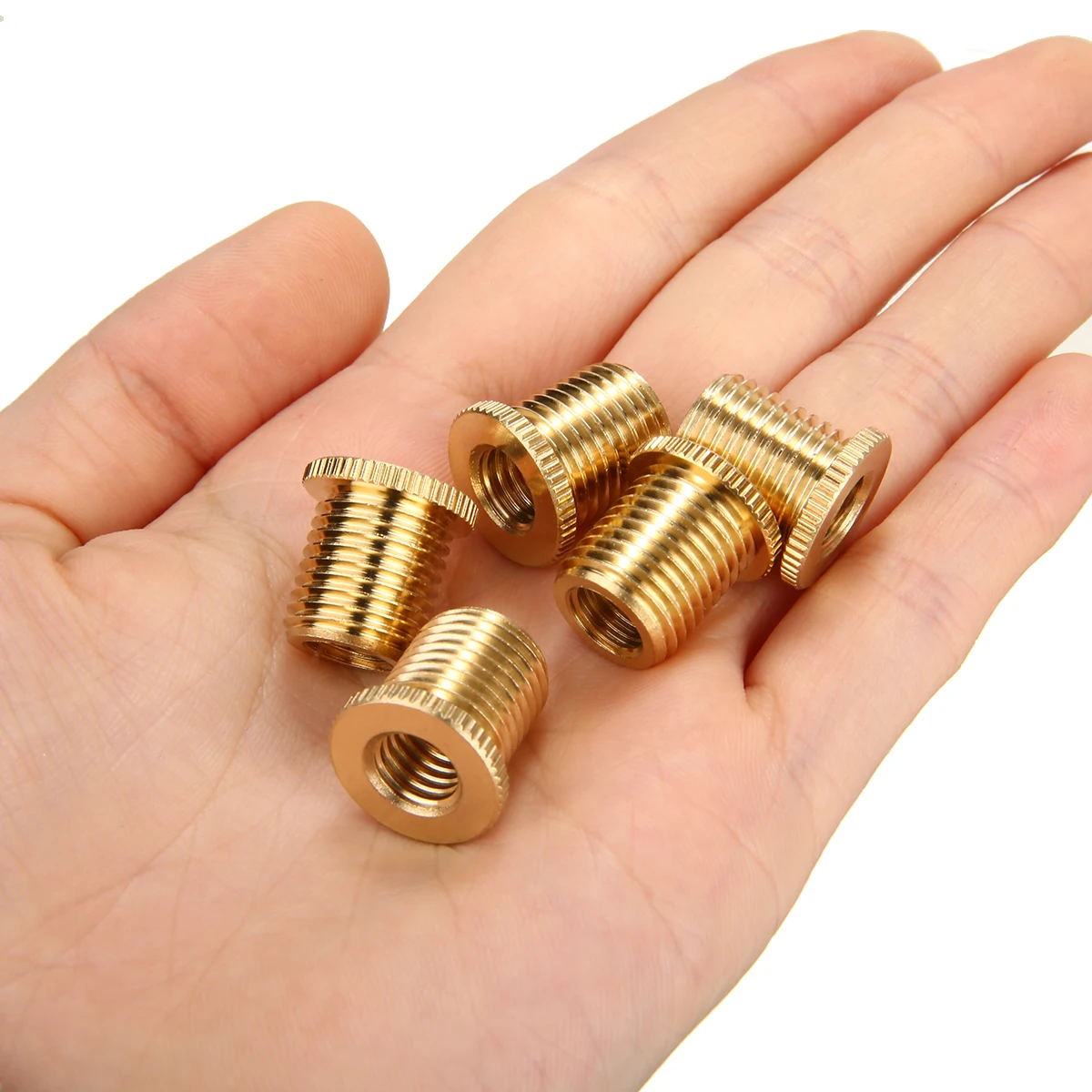 Universal Car Auto Gear Stick Shift Shifter Knob Head Thread Screw Adapter M8X1.25 Aluminum Alloy