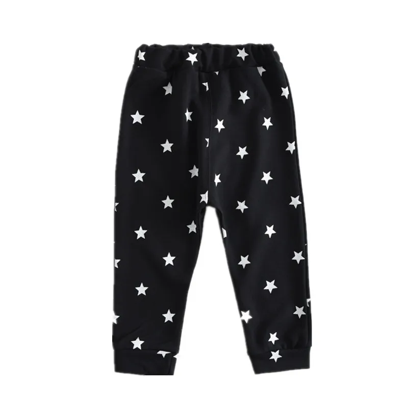 

6M to 4 years baby & little boys girls star print cotton casual harem pants toddler child fashion fall winter trousers clothes