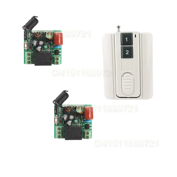

AC 220V 1channel 10A rf wireless remote control switch system Receiver&Transmitter 315MHZ/433 MHZ