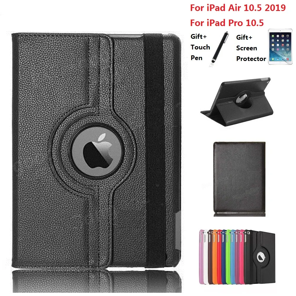 

360 Degree PU Leather Auto Sleep Wake Full Body Case with Stand for New iPad Air 2019 10.5 Pro 10.5 inch