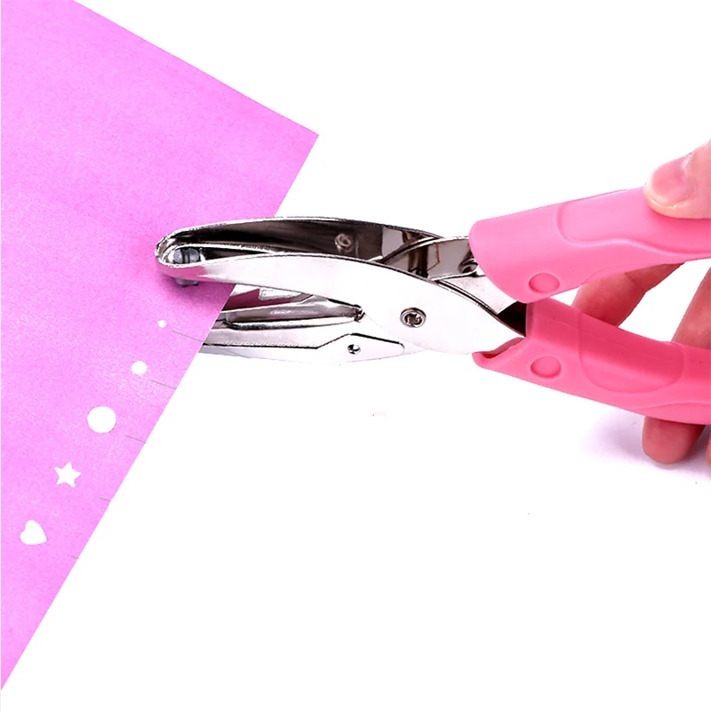 1pc Metal Paper Punch Heart Shape Single Hole for Greeting Card