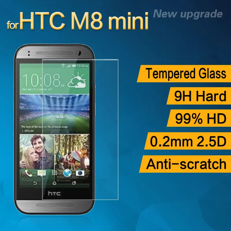 Закаленное стекло для HTC M8 mini защитная пленка экрана One Mini 2 | Мобильные телефоны и