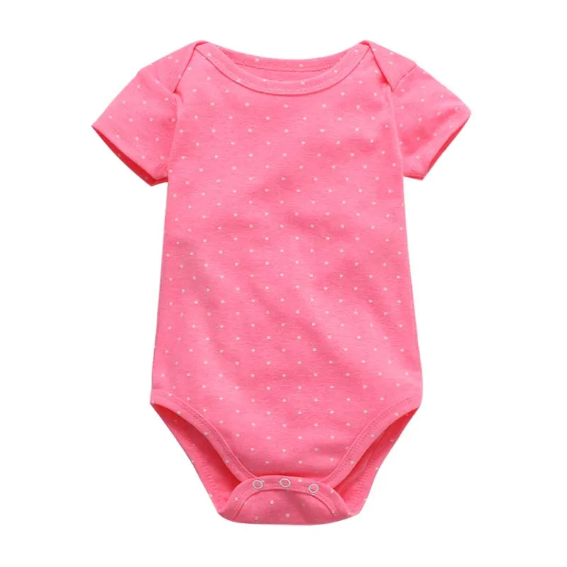 Боди для новорожденных; одежда для малышей; хлопковая одежда с короткими рукавами и принтом для младенцев; 1 предмет; 0-24 месяца
