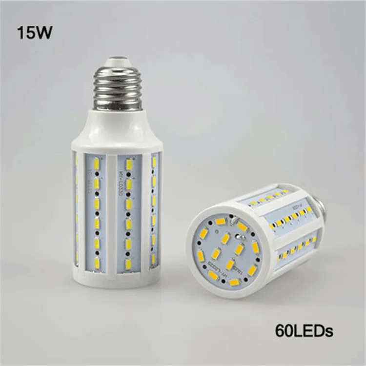 E27 B22 E14 10 Вт/12 Вт/15 Вт/25 Вт/30 Вт/40 Вт/50 Вт 5730 SMD cree чип светодиодный кукурузный светильник 110 V/220 V AC светодиодный лампы белого цвета /теплая белая лампада