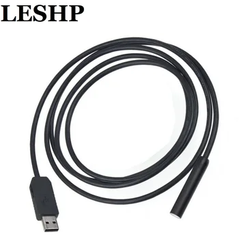 

LESHP 2M 10mm Lens HD 720P CMOS Waterproof USB Endoscope 4 LED Pipe Inspection Camera Endoscope Snake Tube For Android Phone PC