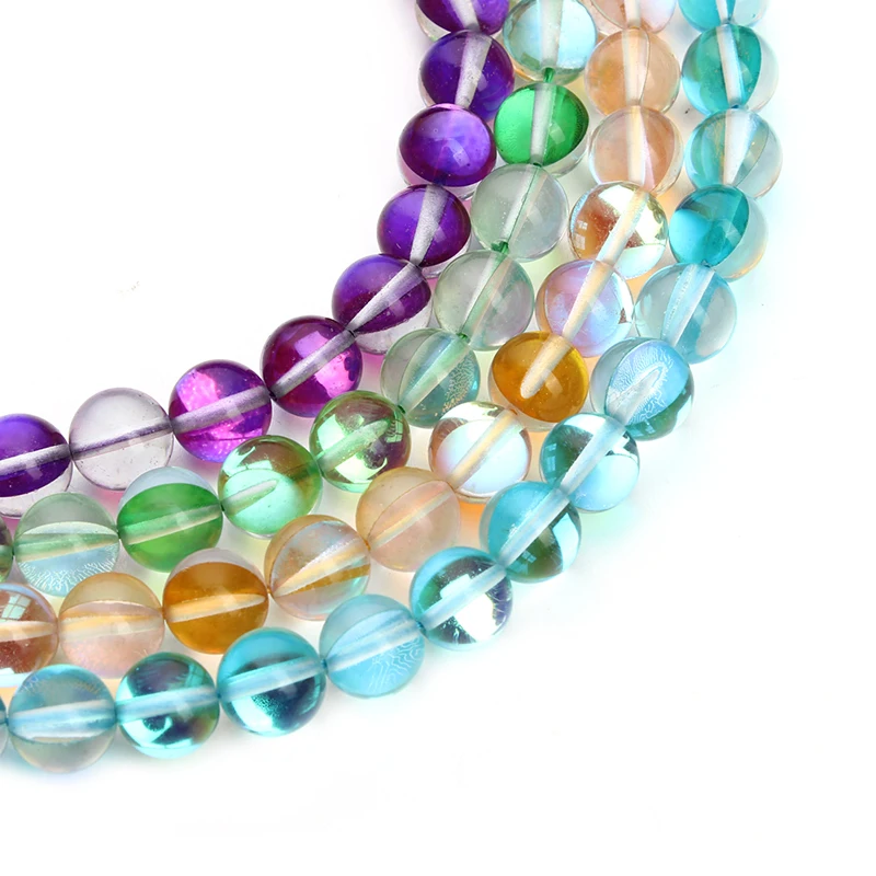 Aliexpress.com : Buy Natural Stone Flash Beads Transparent Faceted
