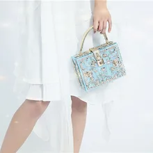 2016 Limited Promotion Open Pocket Single Open Totes Luxury Handmade Hollow Carved Diamond Hand Dinner Bag For Women’s Handbag