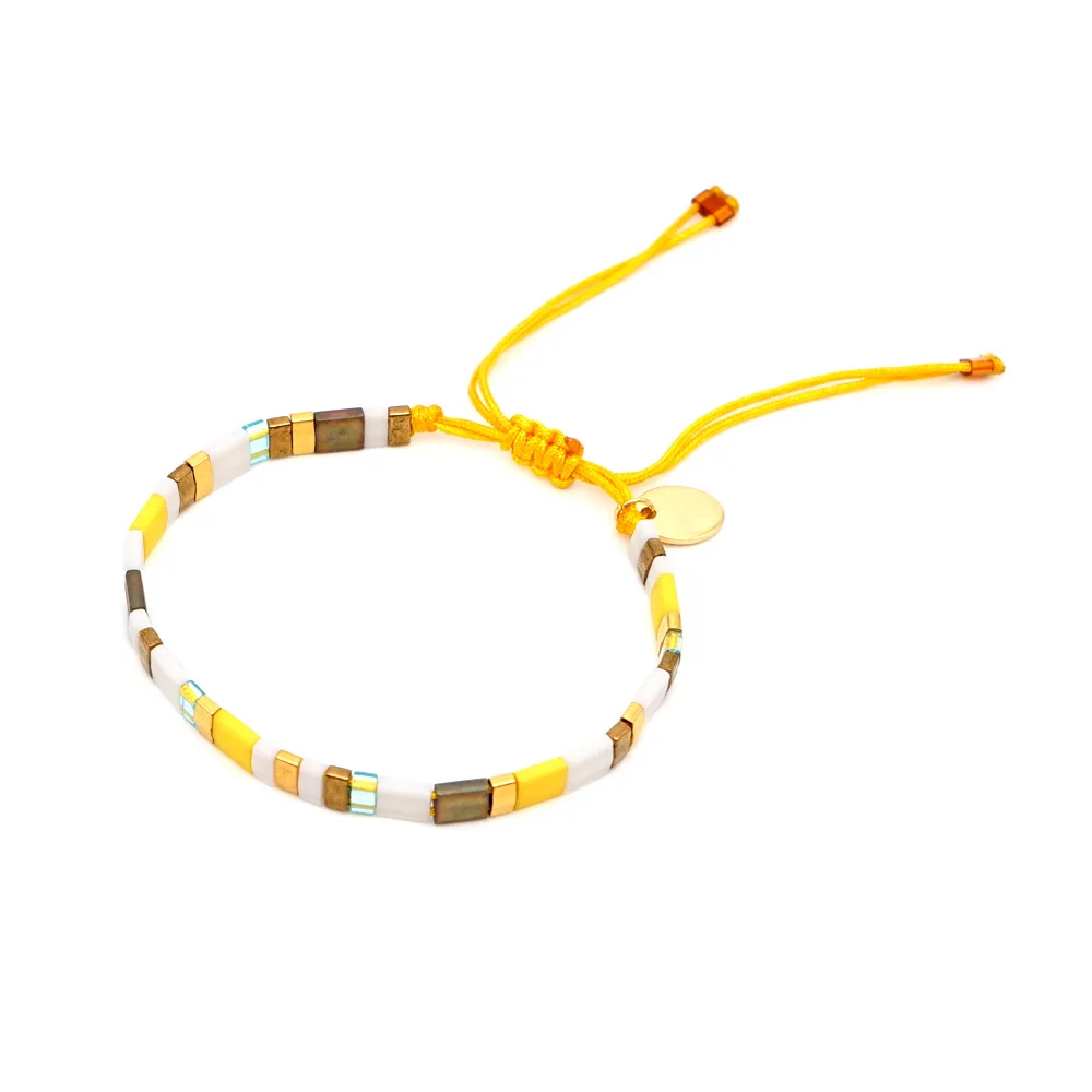 JOYE браслеты в стиле бохо Миюки Тила бусины браслет для женщин пляжные ювелирные изделия дамский браслет ручной работы модные аксессуары для женщин