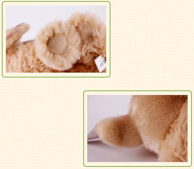 Dorimytrader quality soft realistic animal Cocker Spaniel plush toy stuffed animals dog doll  kids gift car decoration 21x15x25cm DY50130 (9)
