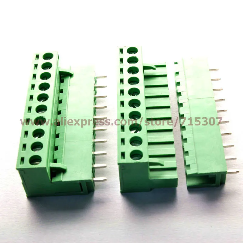 

PHISCALE 5 set Vertical PCB Terminal Blocks 5.08mm 10pin 300V 15A