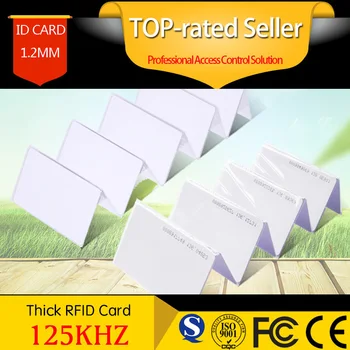 Proximity ID Smart Time Attendance Card RFID Card Tag 1.2mm Thin For Access Control System Door Control Entry Access EM card zk scr100 rfid card capacity tcp ip scr100 door access control rfid access control system