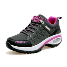 2016 New Hiking Shoes Women Outdoor Sport Boots Autumn/Winter Trekking Walking Shoes Ladies Purple/Red Mountain Climbing Boots