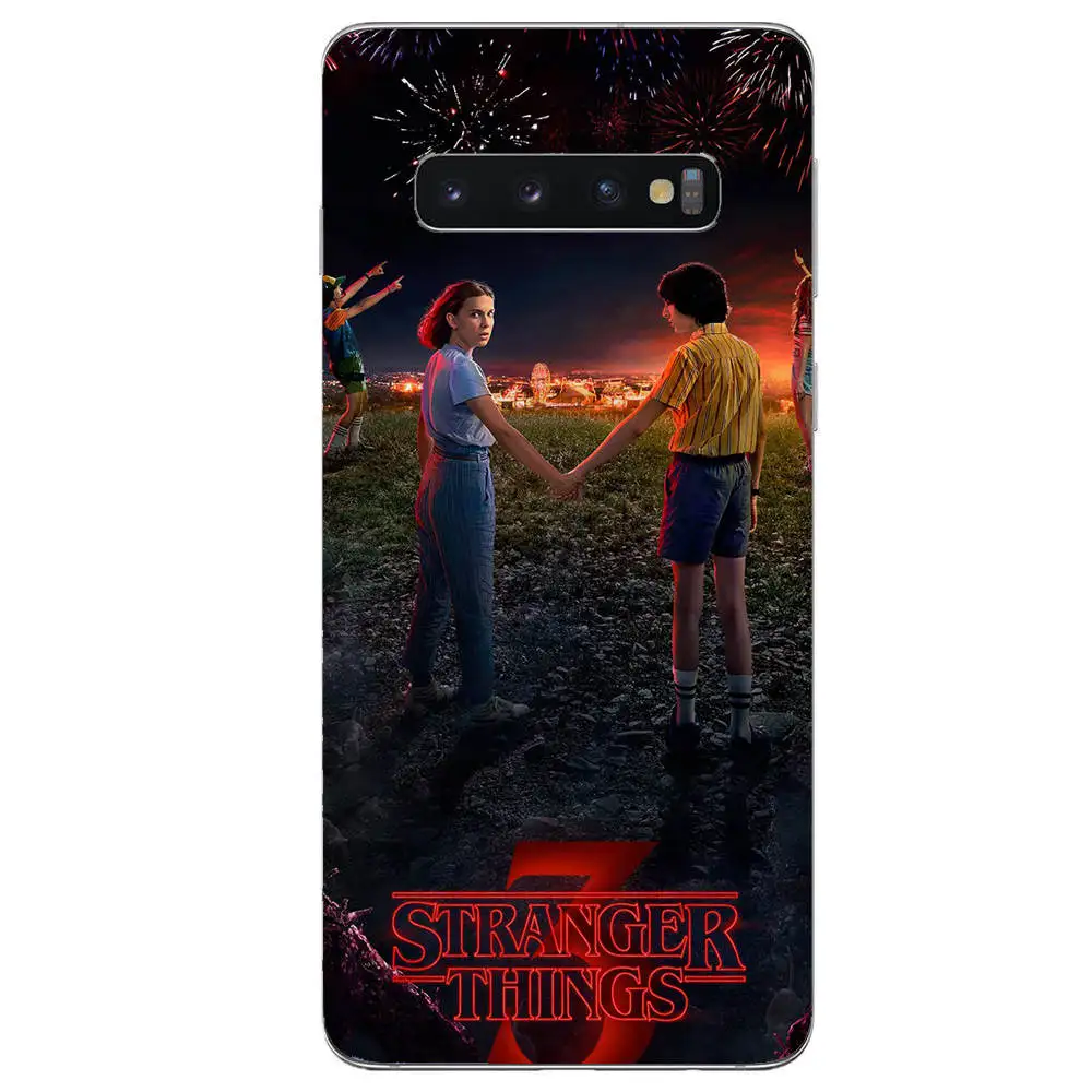 Мультфильм Stranger Thing Сезон 3 мягкий из термопластика силиконовый чехол для мобильного телефона задняя крышка для Samsung Galaxy S6 S7 S8 S9 S10Plus край M20 M10 Note9 - Цвет: TPU