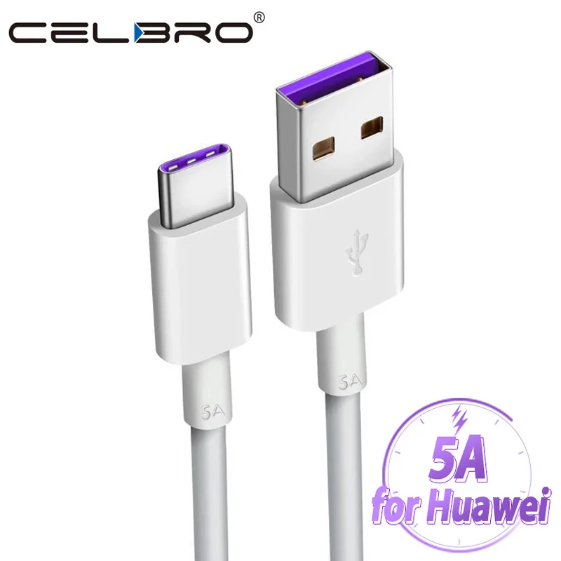

Original for Huawei 5A Supercharge USB Type C Charging Cable USB C Charge Wire Cord USB 3.1 Type-C Cable FCP SCP Super Charge