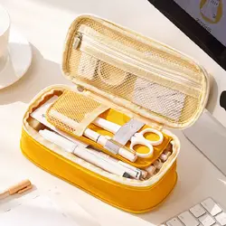 Пенал для карандашей большой многофункциональный пенал Kawaii ящик косметичка держатель для ручки органайзер для косметики