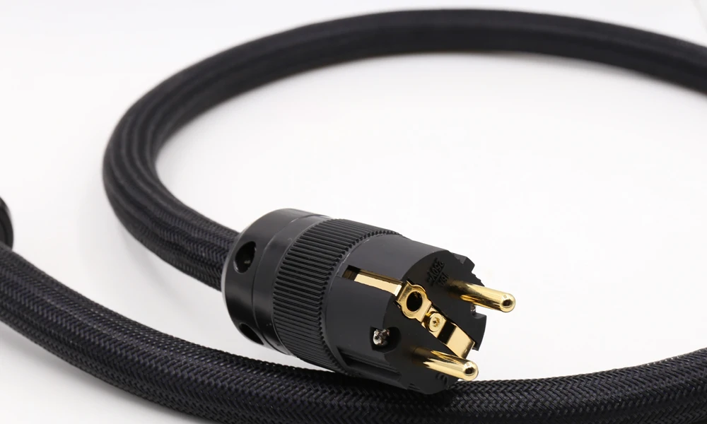 0.5M-3M Hi-End FURUKAWA Audio Power Cable Cord Schuko EU IEC Plug