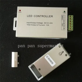 

DC12~24V 12A wireless 4keys Aluminum RGB controller led RF controller for 5050 3528 controller