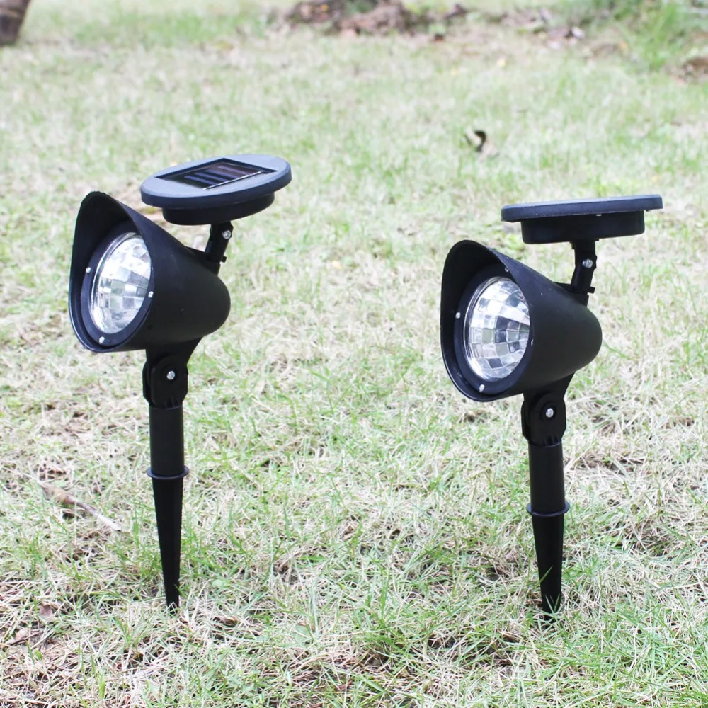 CHICLITS 2 PCS 4 LED Solar Lamp Energy Outdoor Garden Lights 1.2V 600mAh Cold Light Yard Security Lawn Lighting (18)