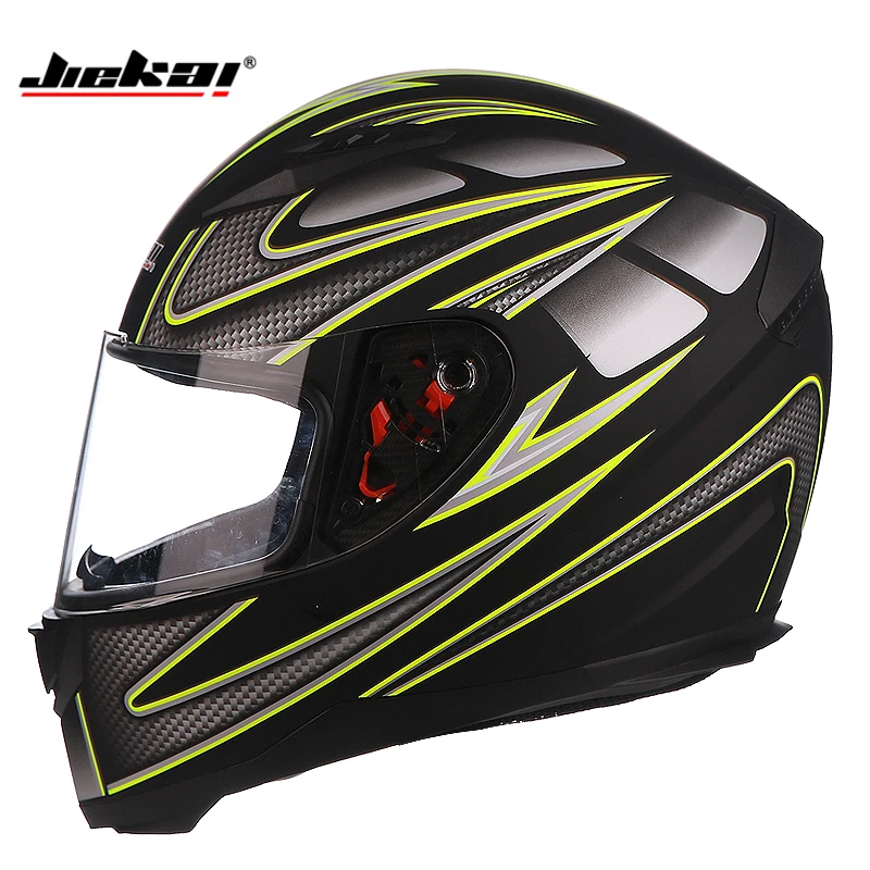 Новое прибытие бренд JIEKAI анфас мотоциклетный шлем безопасности мотоциклетный шлем для мужчин и женщин rider's gear - Цвет: b3